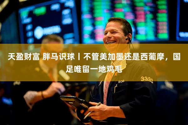 天盈财富 胖马识球丨不管美加墨还是西葡摩，国足唯留一地鸡毛