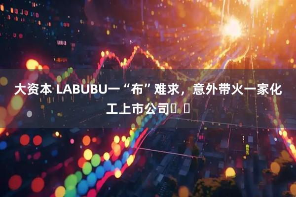 大资本 LABUBU一“布”难求，意外带火一家化工上市公司⋯⋯