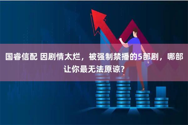国睿信配 因剧情太烂，被强制禁播的5部剧，哪部让你最无法原谅？